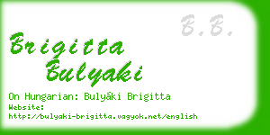brigitta bulyaki business card